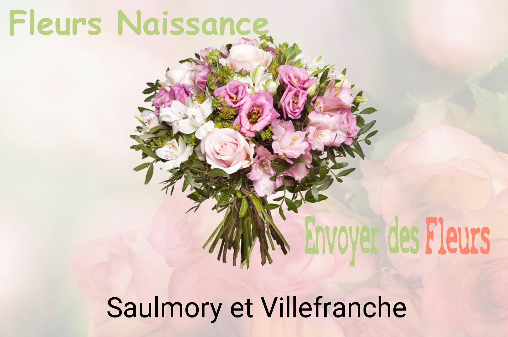 Bouquet de fleurs de naissance livré à Saulmory-et-Villefranche