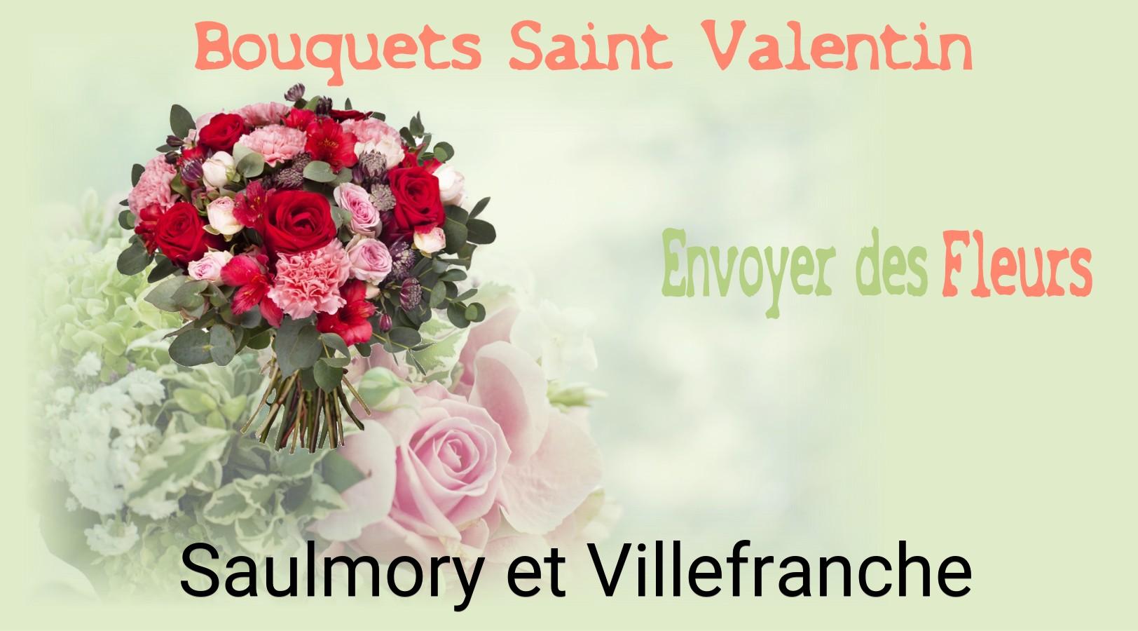 Roses de Saint-Valentin livrées à Saulmory-et-Villefranche